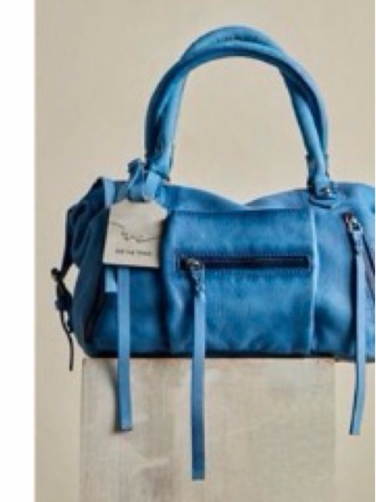 Free People Handbags - nwt free people we the free baby emerson tote santorini blue